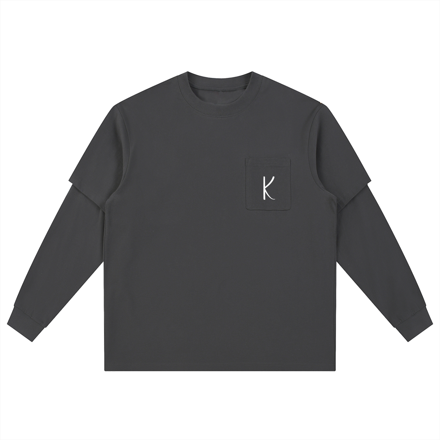 Layered Long Sleeve Oversized Tee