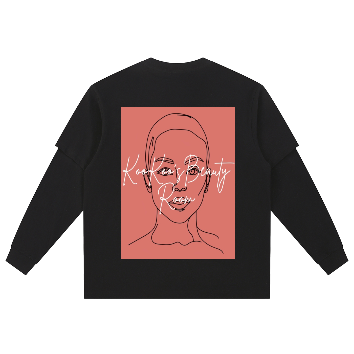 Layered Long Sleeve Oversized Tee