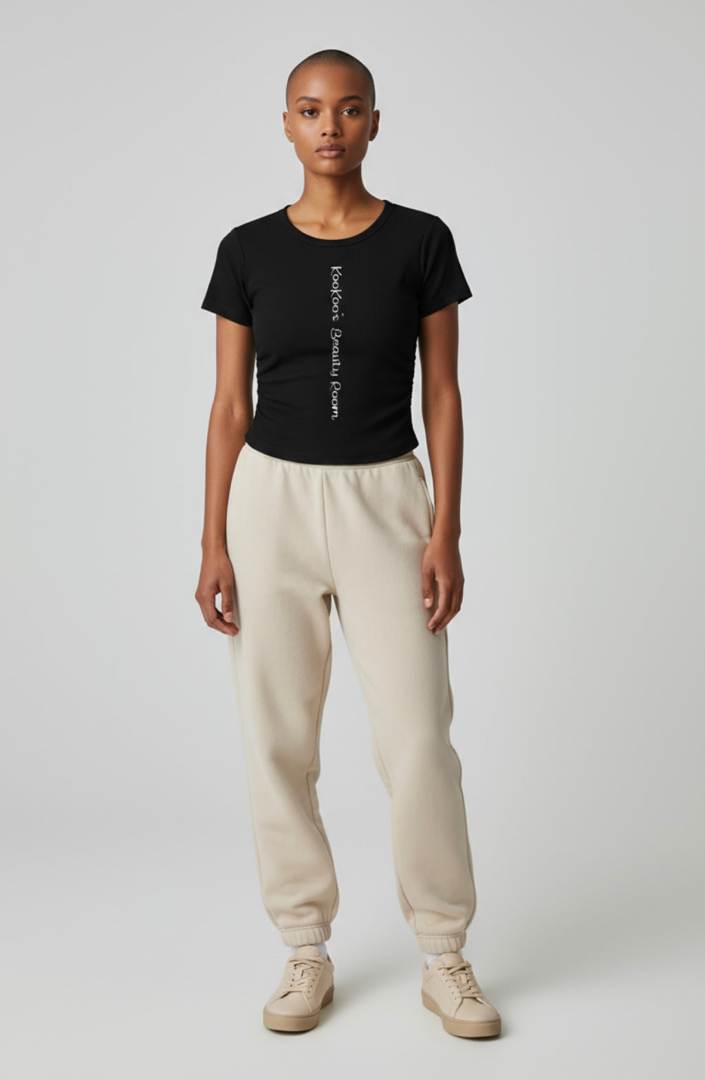 Ruched Bodycon Crop Top