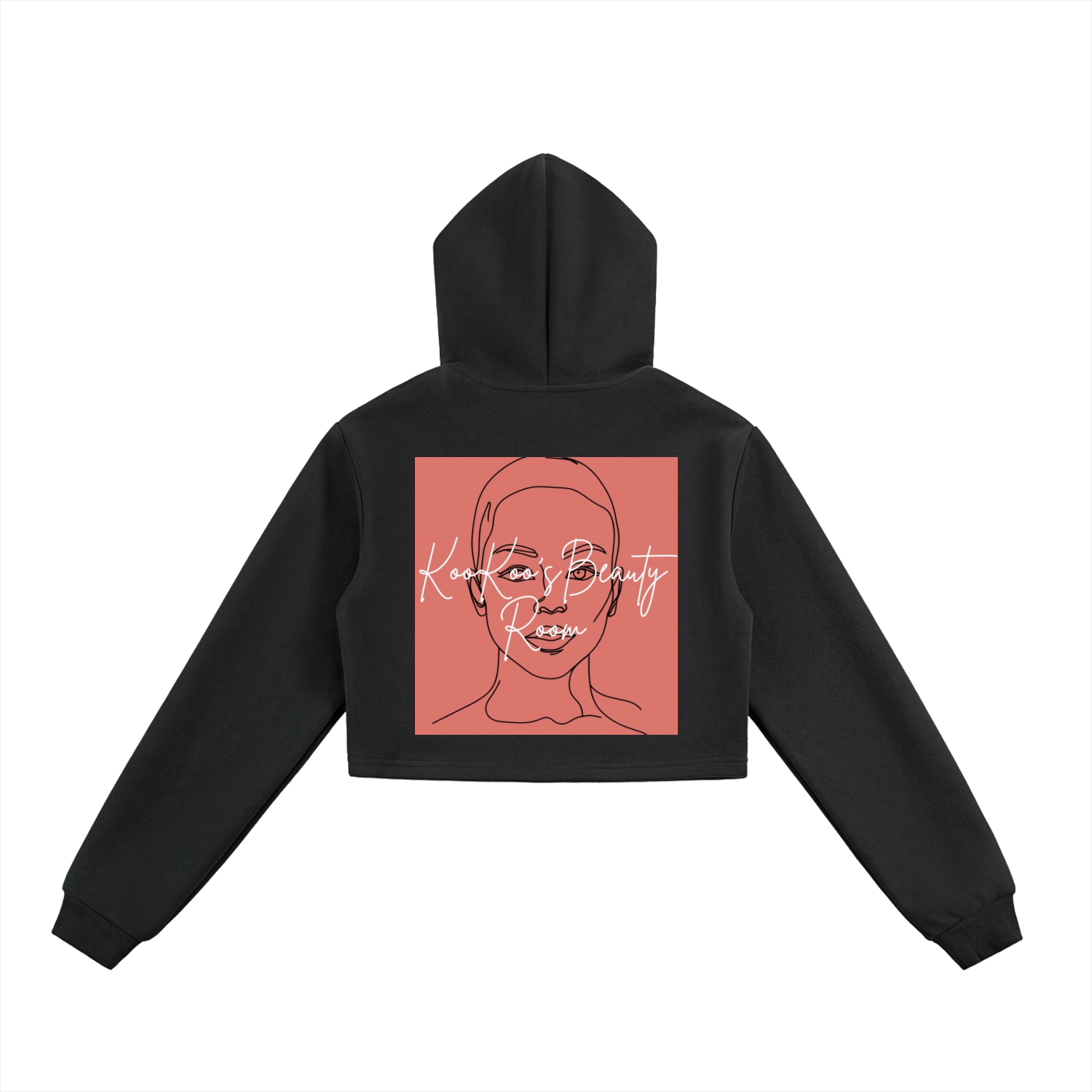 Essential Cropped Zip-Up Hoodie